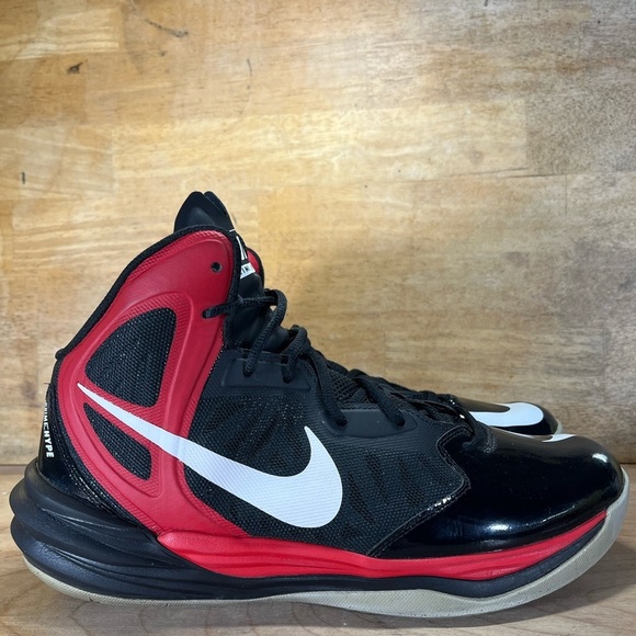 Nike Other - Nike Prime Hype DF Mens Size 12 Basketball Shoes Sneakers Black Red 683705-006